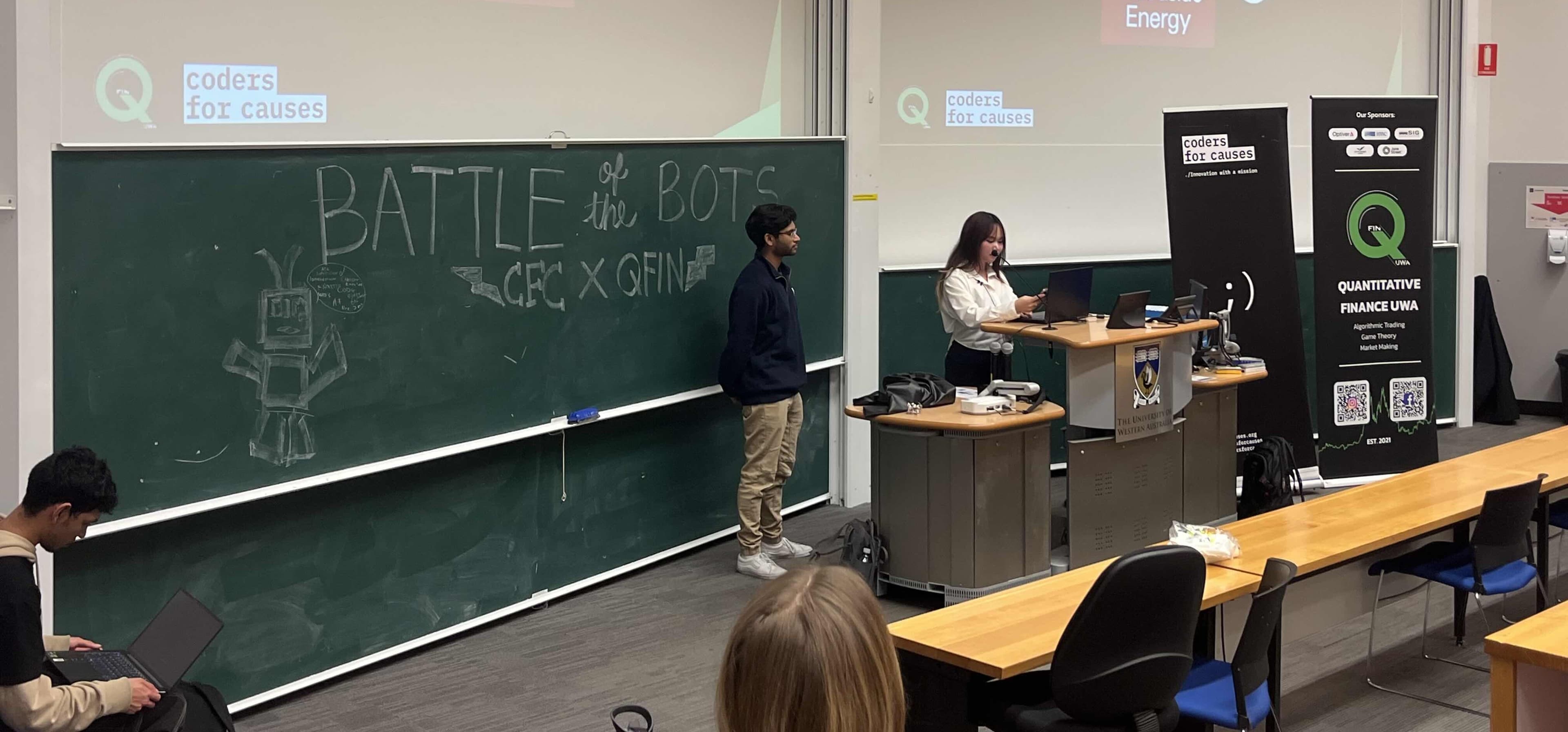 Battle of the Bots opening ceremony